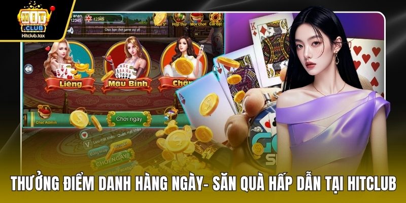 thưởng điểm danh hàng ngày